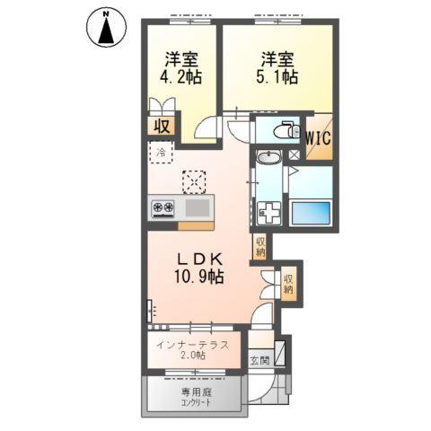 リンク　ドエル（Link dwell） 間取り図画像