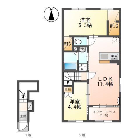 リンク　ドエル（Link dwell） 間取り図画像