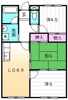 第2メゾンたけ宗（306） 間取り図画像