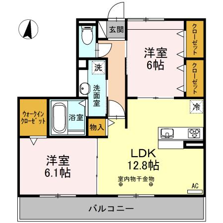 コンチェルト（303） 間取り図画像
