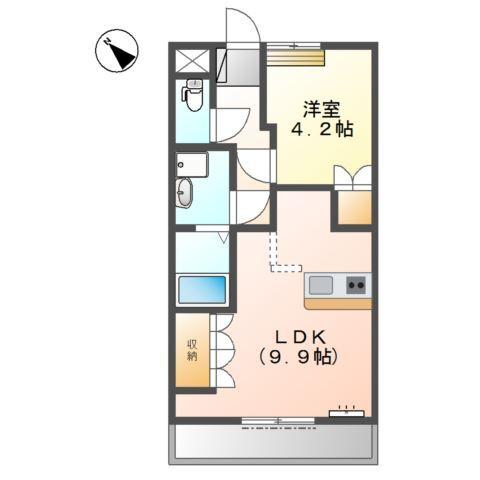 ヴェルジュ 間取り図画像