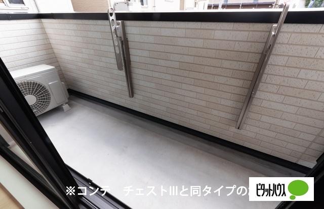 ヒカルサ　小牧田県ウエスト（101） バルコニー