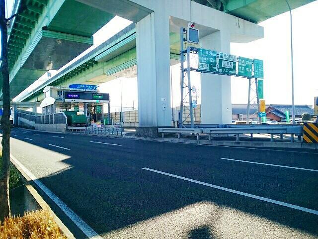 名古屋高速１１号　小牧南入口：450m