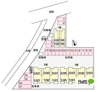 桜梅桃李　Ⅱ（102） 駐車場