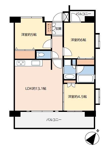 間取り図です