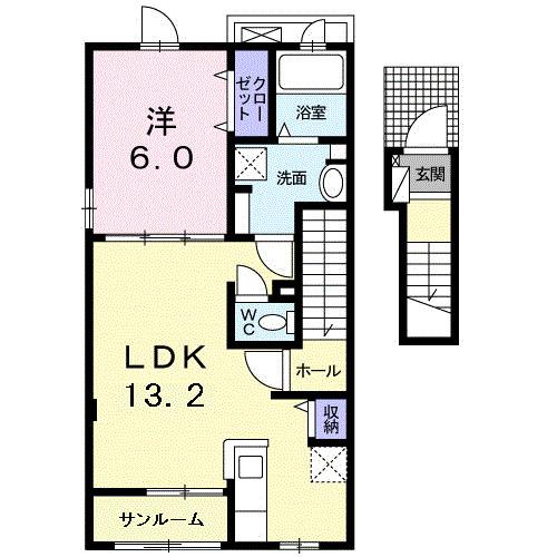 アルマナック　ハウス（203） 間取り図画像