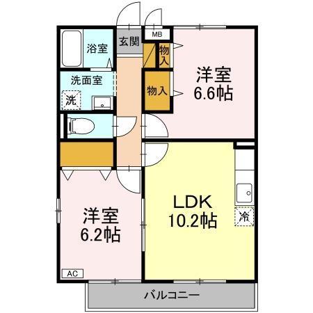 サンモールハウス（303） 間取り図画像