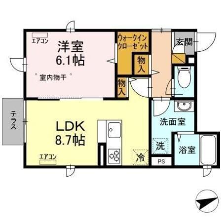 ボヌールATK（101） 間取り図画像
