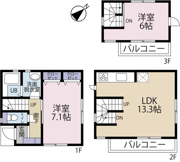間取図です