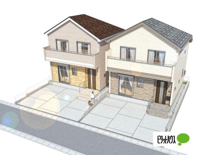 全２棟／Ａ号棟　ＺＥＨ水準の省エネ住宅 外観
