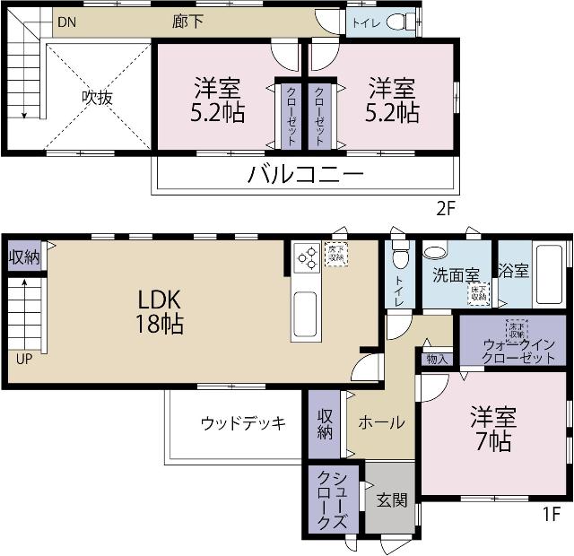 間取図です