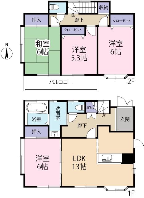 間取図です