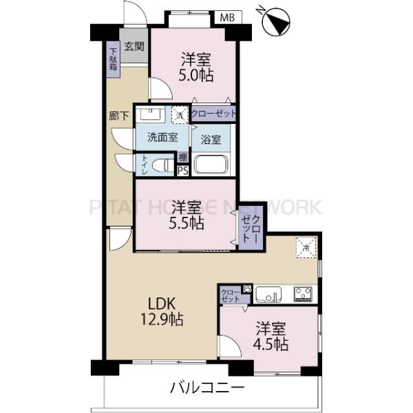 間取図です