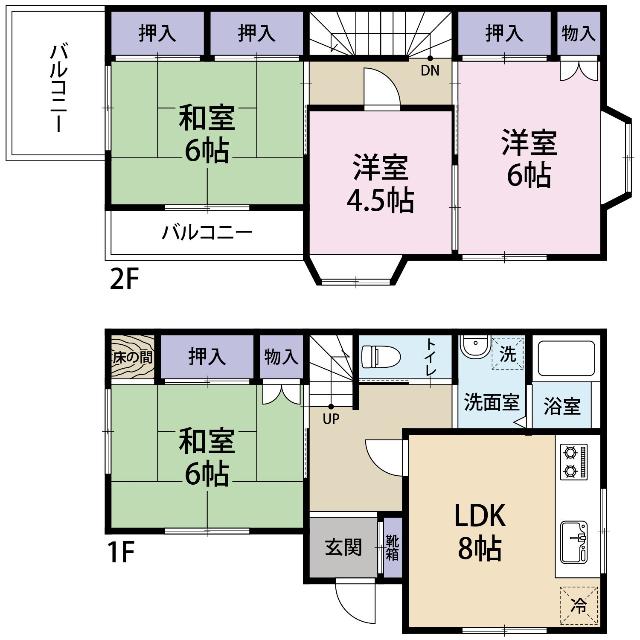 間取図です