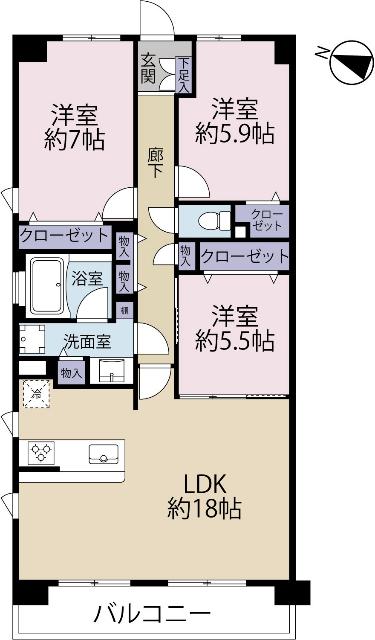 間取図です