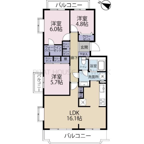 間取り図です