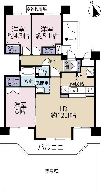 間取り図です