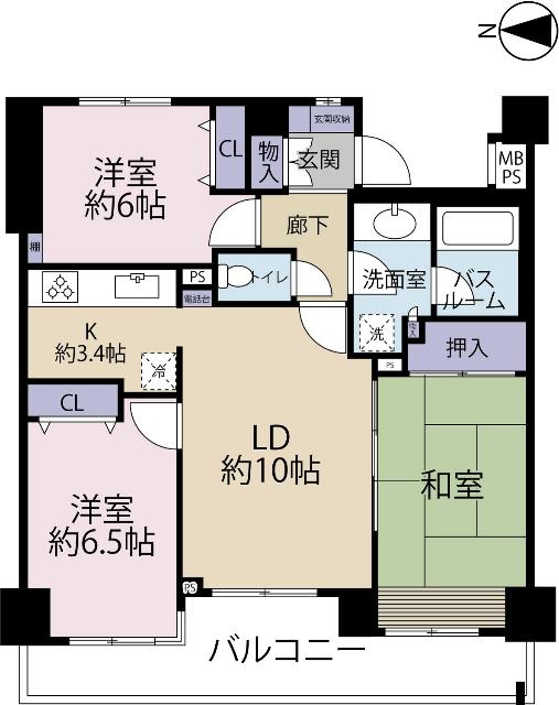 間取図です