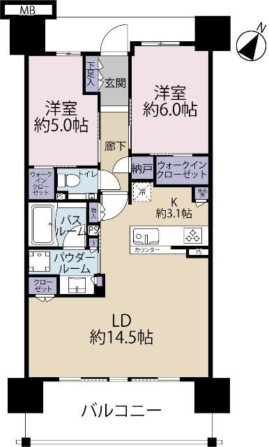 間取図です