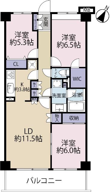 間取図です