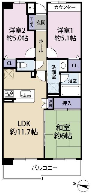 間取り図です