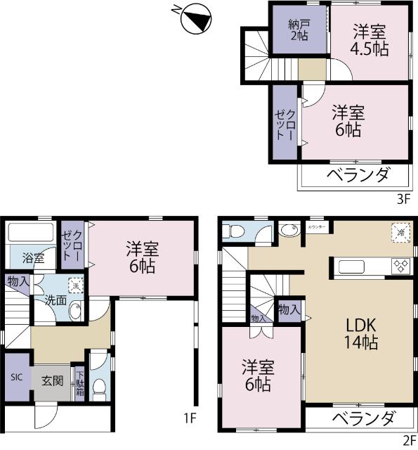 間取図です