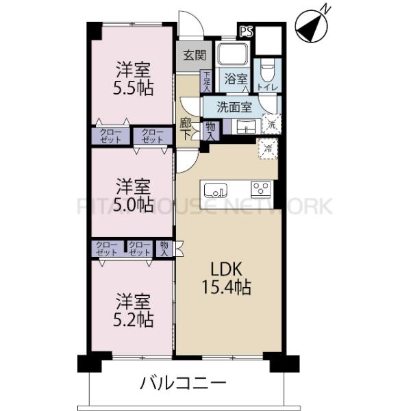 間取り図です