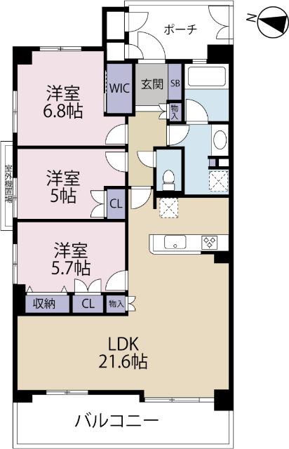 ペルル習志野台ハウスⅡ 間取り図画像