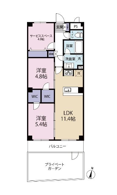 間取図です