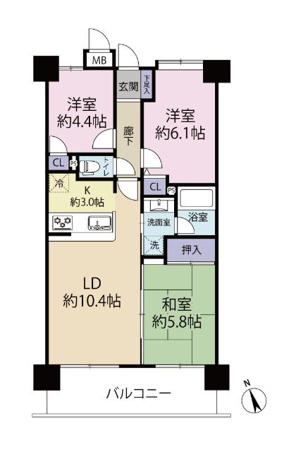 間取り図です