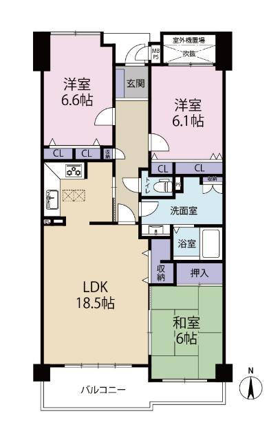 間取図です