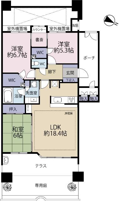 間取り図です