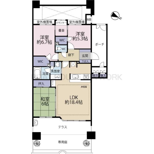 間取り図です