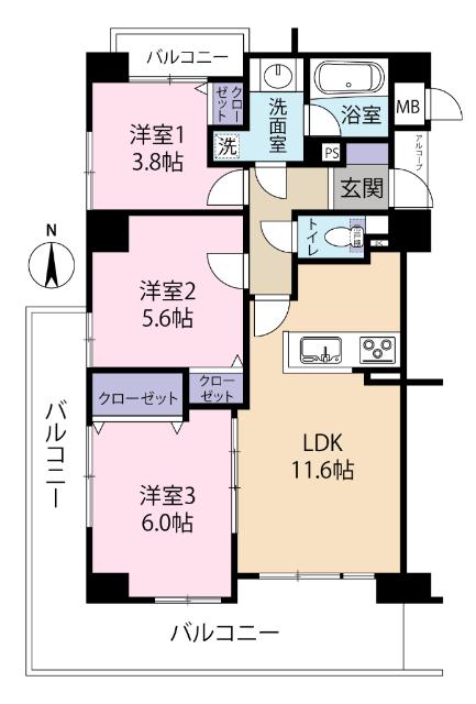 間取り図です