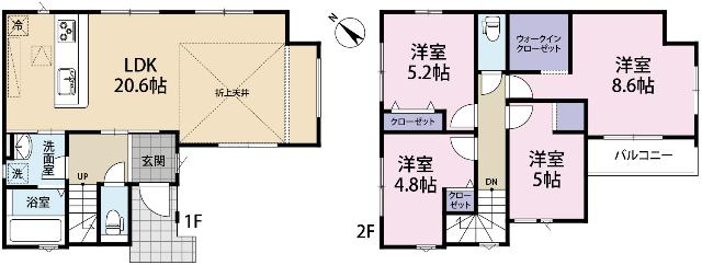 間取り図です