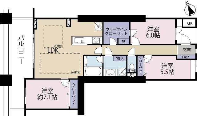 間取り図です