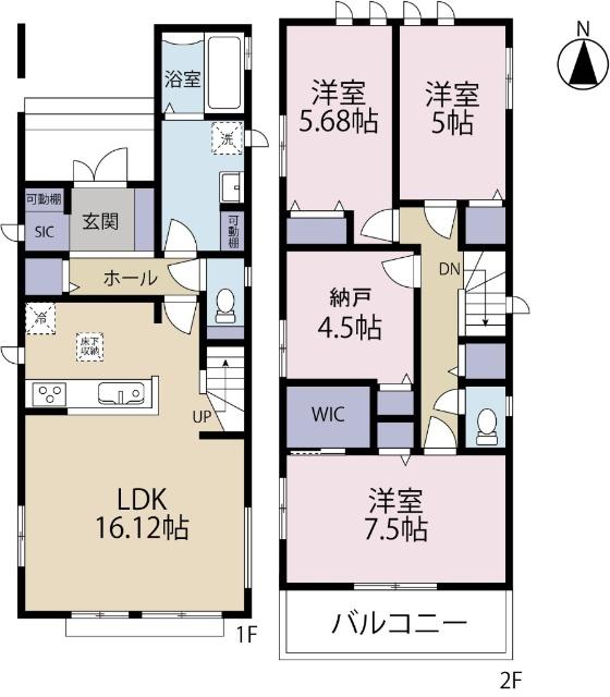 間取図です