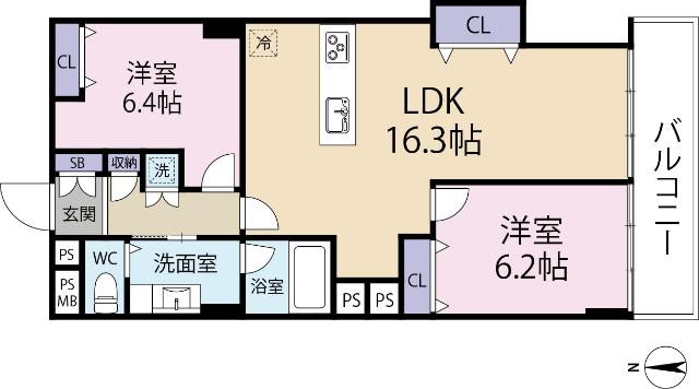 間取図です