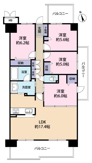 間取図です
