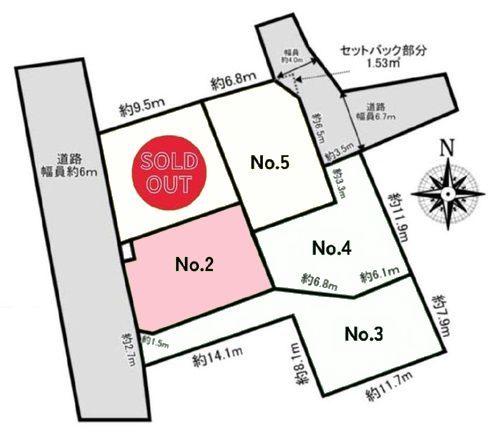 区画図です