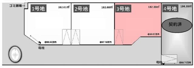 区画図です