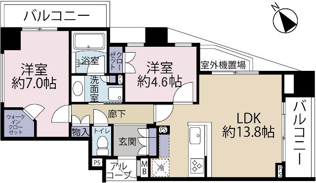 間取図です