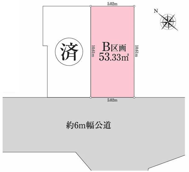 区画図です