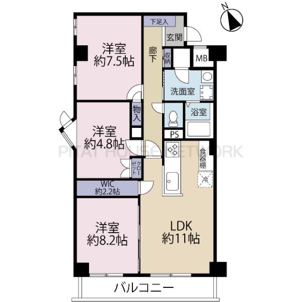 間取図です