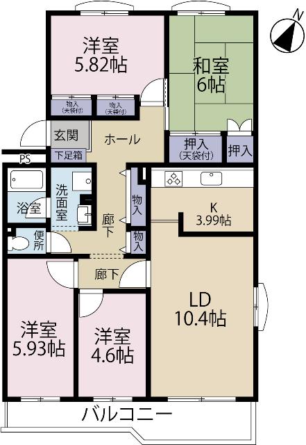 間取り図です