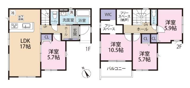 間取図です