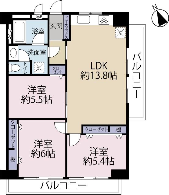 間取り図です