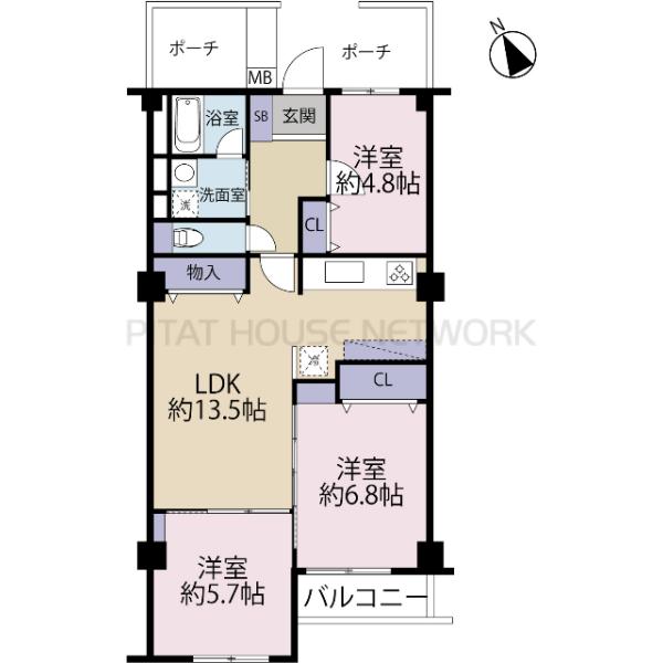 間取り図です