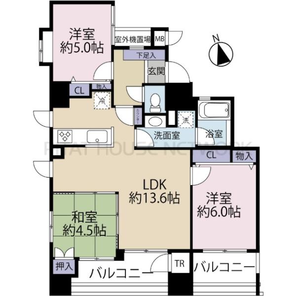 間取図です