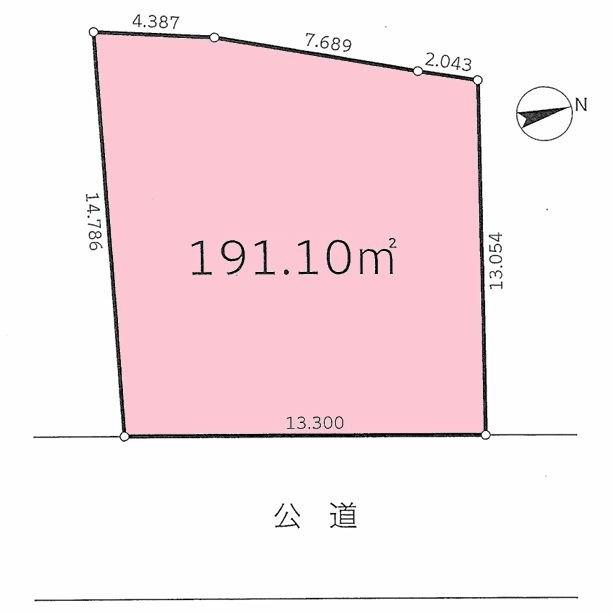 区画図です